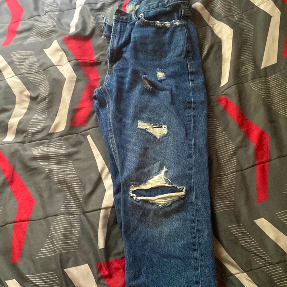 Blue Ripped Jeans - Old Navy